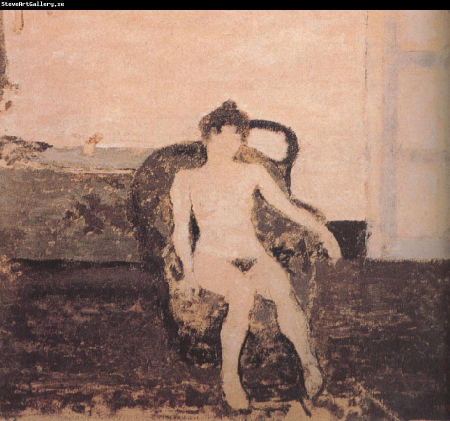 Edouard Vuillard In the armchair naked female